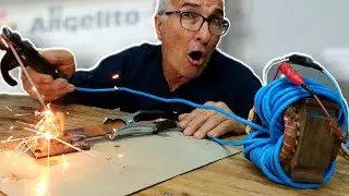 SOLDADORA Con Motor de Lavadora - Poniéndola a Prueba