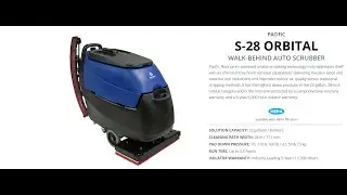 Pacific S 28 Orbital Scrubber Training Video