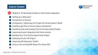 Certified VR Developer | Learn Virtual Reality Development & Immersive Technology