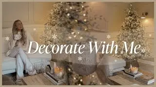 DECORATING MY CHRISTMAS TREE | neutral tones, cream, gold & champagne 2023 🌟