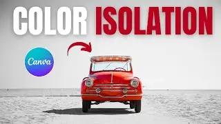 Color Isolation Effects In Canva | Canva Video Tutorial