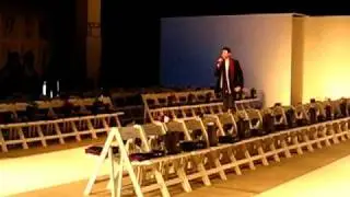 Anoop Desai in rehearsal at Malan Breton's fashion week show