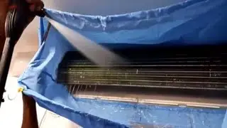 Split AC Pressure Wash Servicing