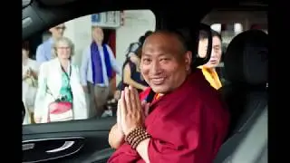 HH, 34. Menri Trizin Rinpoche in Berlin, Germany 2019