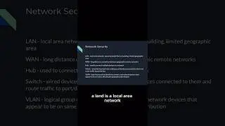 Cybersecurity Basics: Network Security #cybersecurity #networksecurity #shorts