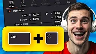 How To COPY Attributes in DaVinci Resolve