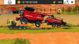 New Harvester Delivered With Bale Machine In Fs18 | Fs18 Multiplayer | Timelapse |