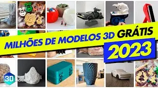 TOP 5 sites para BAIXAR MODELOS 3D GRÁTIS em 2023 (para impressão 3D)