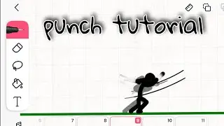 how to make stickman punching video using flipaclip