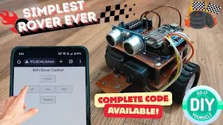 DIY WiFi Controlled Car using NodeMCU | Phone Controlled Rover Project Tutorial (Part 1)