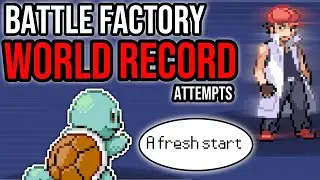 A FRESH START! Battle Factory WORLD RECORD Attempts! | Pokemon Emerald
