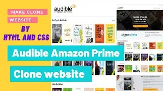 Amazon Audible Clone using HTML CSS and BOOTSTRAP | Amazon Prime Clone | codeflix - unknown coders