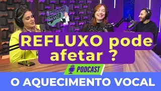 Does reflux affect the voice and vocal warm-up?