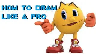 HOW TO DRAW PAC-MAN LIKE A 