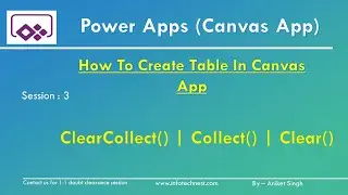 Collections in Canvas App | ClearCollect Collect and Clear Function in PowerApps