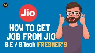 JOB Vacancy from JIO | B.E / B.Tech - Fresher | GET ( graduate Engineer Trainee )