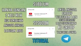 Cara Ambil Anggota Group Telegram Orang Lain dan Dipindahkan ke Group Yang Kita Punya