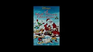Opening to A Walt Disney Christmas UK VHS [1992]