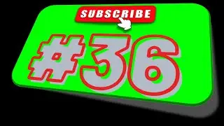 #36 Subscribe Button Green Screen | No Copyright | Free to Use | Million Dollar Resources
