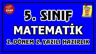 5. Sınıf Matematik 2. Dönem 2. Yazılı Hazırlık | Puanlı 2022