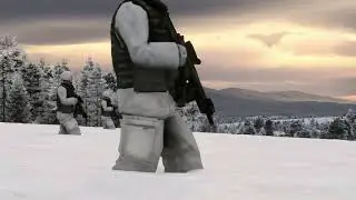 Volumetric Snow: Infantry Walking in Snow (WIP)