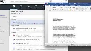Accessing and saving Microsoft Office documents to iManage Work using Mac