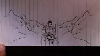 Cat Vibing In Levan Polkka In My Style | Pencil Sketch | Cat Vibing Meme