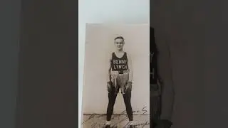 Benny Lynch Autographed photo Scottish boxing world champion