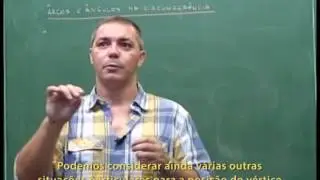 Geometria - Aula 44  - Arcos e ângulos na circunferência - Legendado