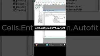 Auto-Adjust Column Width in Excel Like a Pro! 📊✨ #Shorts