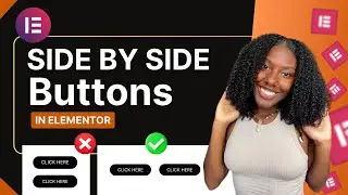 How To Sit Buttons Side by Side in Elementor