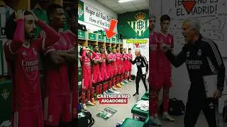 El CASTIGO de Mourinho a los jugadores del Real Madrid tras perder contra el Betis 😂