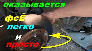замена шпилек передней ступицы kia carnival