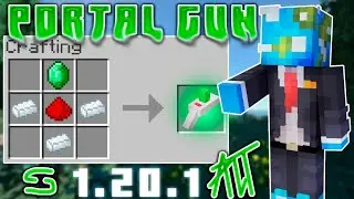 ОБЗОР МОДА НА PORTAL GUN ИЗ РИКА И МОРТИ НА ВЕРСИИ 1.20.1 В МАЙНКРАФТ