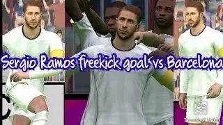 Sergio Ramos freekick goal vs Barcelona