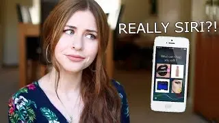 SIRI Chooses My Makeup Routine?! (wtf)