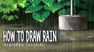 [Medibang Paint Pro desktop version how to] Create Rain background