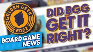 Golden Geek Awards - Did BGG Get It Right?