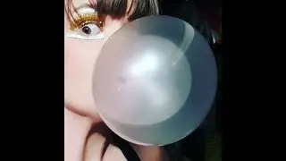 Blowing Bubble Gum Bubbles