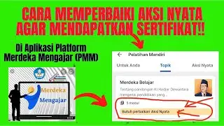 Cara Memperbaiki Aksi Nyata Merdeka Belajar di Aplikasi Platform Merdeka Mengajar (PMM)