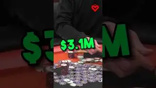 $3.1 Million Dollar hand makes history! 