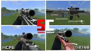 Shadow Comapany V0.1. add-on gun 3D | Minecraft MCPE | MCBE (1.21.50) military #2025