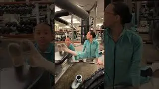 Ballet Warm Up Class in a Hotel Gym??! 