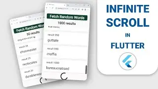 Endless Scroll / Infinite Scroll in Flutter 📱💻- Tutorial with lazy loading data from an API.