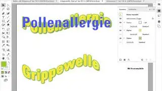 Screencast zur Arbeit mit Verkrümmungen in Illustrator