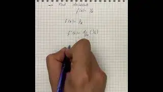 Find ƒ'(x), ƒ''(x), and ƒ'''(x).f(x)=\frac{1}{x} | Plainmath