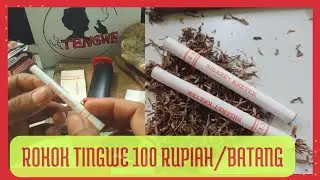 Tingwe Hemat Per Batang 100 Rupiah Simak Videonya - Tembakau Daun Talas #tingwe #tengwe