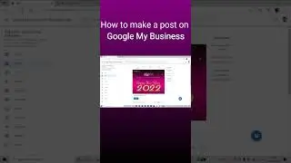 #Shorts #GMB #Post #CreatePost #LocalPost Learn How to create a new post in Google My Business