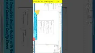 UiPath | Complete Setup Guide with Reading Settings and Constants Config Sheet | English