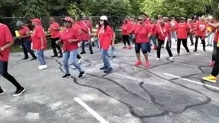 K-SQUAD and Sassy Seniors linedance 'ALL I DO' at the MLK Center Block Party 2024
